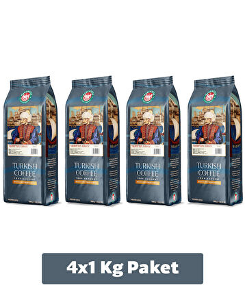 Nitelikli Türk Kahvesi 4X1 Kg. (ÇEKİRDEK)