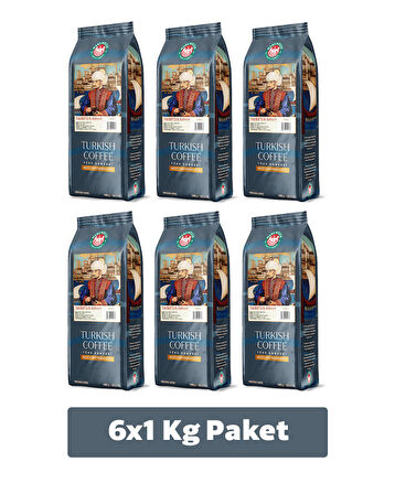 Nitelikli Türk Kahvesi 6X1 Kg. (ÇEKİRDEK)