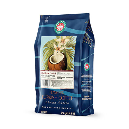 Hindistan Cevizi Aromalı Türk Kahvesi 250 Gr.