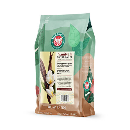 Vanilya Aromalı Filtre Kahve 250 Gr.
