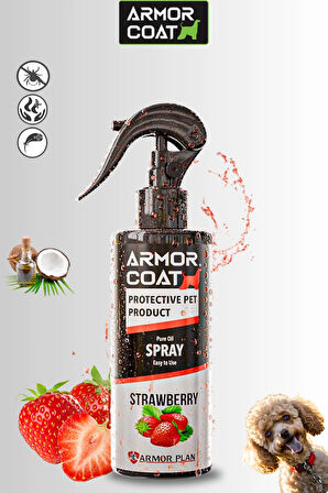 ARMOR COAT Köpek Bakım Spreyi Çilek Kokulu 200 ml