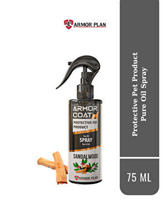ARMOR COAT Köpek Bakım Spreyi Sandal Ağacı Kokulu 75 ml