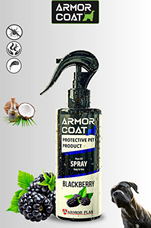 ARMOR COAT Köpek Bakım Spreyi Böğürtlen Kokulu 200 ml