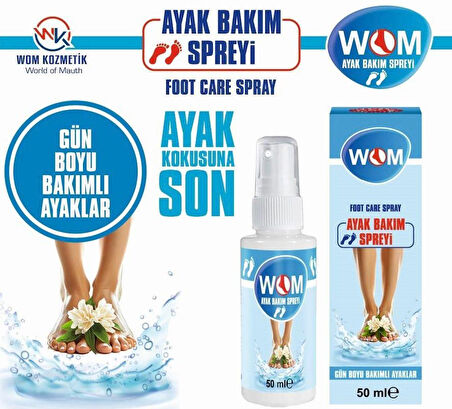 WOM AYAK BAKIM SPREYİ 50 ML