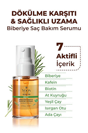 2'li Vegan Saç Spreyi & Saç Serumu, 7 Doğal Aktif, Keratin ve Kolajen İçerikli, Saç Kökü Bakım Seti