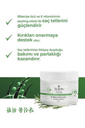 2’li Biberiye Şampuan & Saç Maskesi – Saç Dökülmesine Karşı, Hızlı Uzatma, Onarıcı Saç Bakım Seti