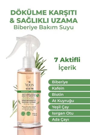 2’li Biberiye Saç Bakım Suyu & Saç Maskesi – Dökülme Karşıtı, Hızlı Uzatma, Besleyici Saç Bakımı