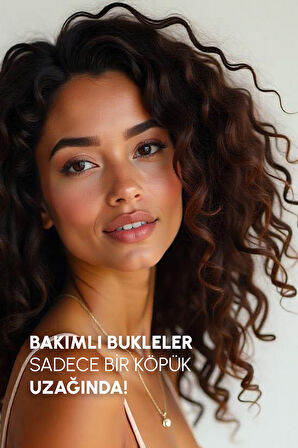 Bukle Belirginleştirici Saç Köpüğü 200 ml – Hindistan Cevizi Özlü, Paraben, SLS ve Silikon İçermez