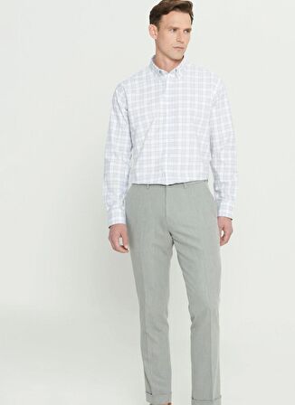 Altınyıldız Classics Normal Bel Normal Paça Slim Fit Haki Erkek Pantolon 4A0124200024