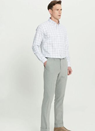 Altınyıldız Classics Normal Bel Normal Paça Slim Fit Haki Erkek Pantolon 4A0124200024