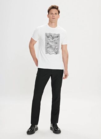 Altınyıldız Classics Beyaz Erkek T-Shirt 4A4824200001