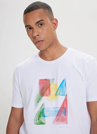 Altınyıldız Classics Beyaz Erkek T-Shirt 4A4824200037