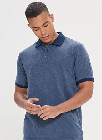 Altınyıldız Classics Lacivert Erkek Polo T-Shirt 4A4824200028