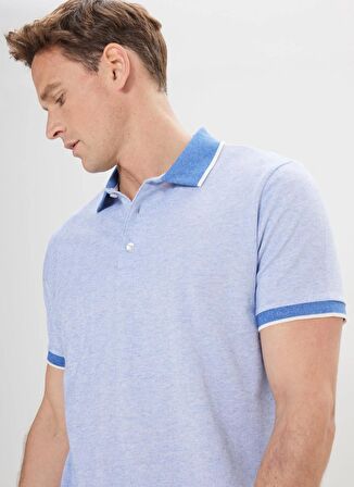 Altınyıldız Classics Mavi Erkek T-Shirt 4A4824200026