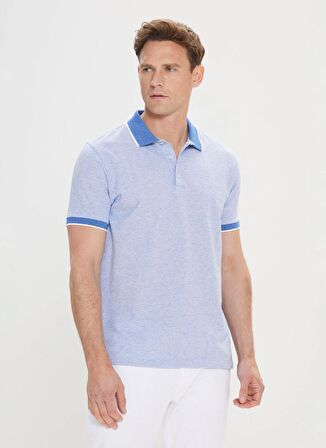 Altınyıldız Classics Mavi Erkek T-Shirt 4A4824200026