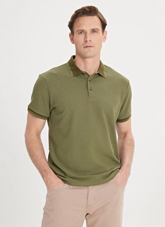 Altınyıldız Classics Haki Erkek Polo T-Shirt 4A4824200030
