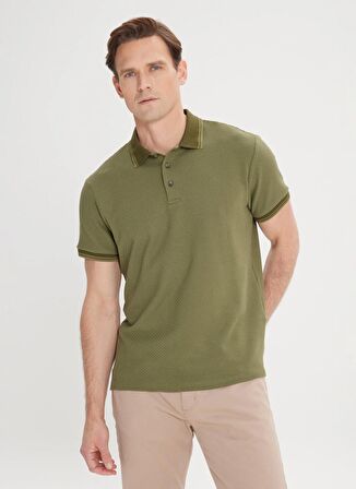 Altınyıldız Classics Haki Erkek Polo T-Shirt 4A4824200030