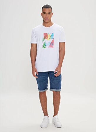 Altınyıldız Classics Beyaz Erkek T-Shirt 4A4824200037