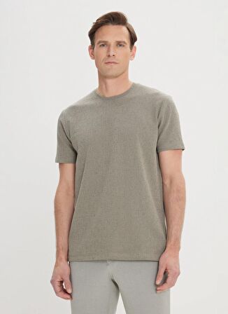 Altınyıldız Classics Haki Erkek T-Shirt 4A4824200042