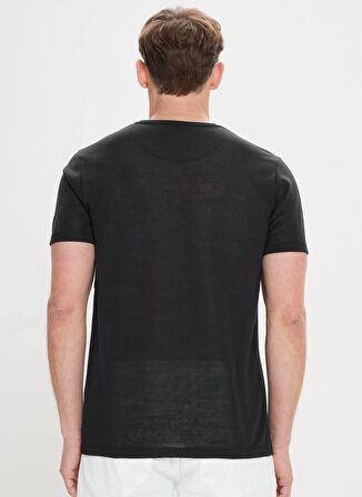 Altınyıldız Classics Siyah Erkek T-Shirt 4A4824200045