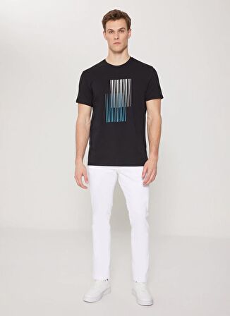 Altınyıldız Classics Siyah Erkek T-Shirt 4A4824200058