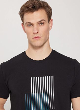 Altınyıldız Classics Siyah Erkek T-Shirt 4A4824200058