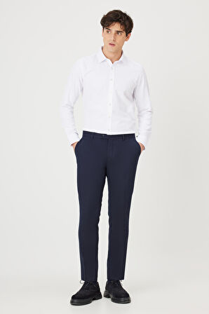 Slim Fit Dar Kesim Klasik Yan Cep Pantolon