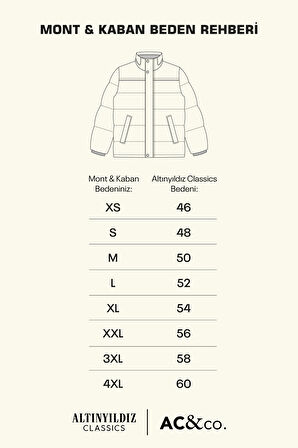 Oversize Bol Kesim Mono Yaka Desenli Kaşe Kaban