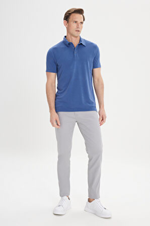 Slim Fit Dar Kesim Polo Yaka Tişört