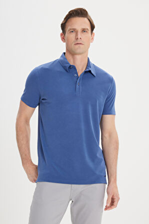 Slim Fit Dar Kesim Polo Yaka Tişört