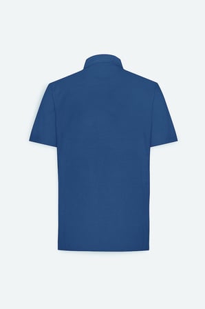 Comfort Fit Rahat Kesim Polo Yaka Pamuklu Kısa Kollu Tişört