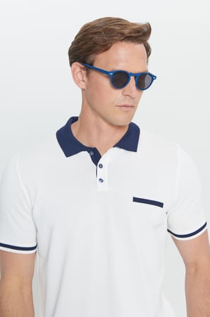 Standart Fit Normal Kesim Polo Yaka Triko Tişört