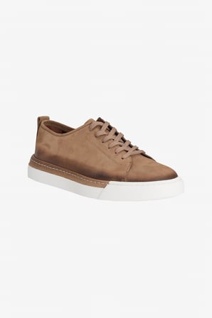 %100 Nubuk Esnek Rahat Taban Sneaker Ayakkabı