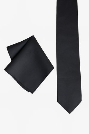 İpek Kumaşlı Kravat-Mendil Set