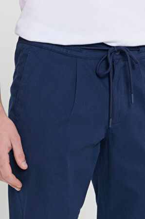 Comfort Fit Rahat Kesim Yan Cepli Pantolon