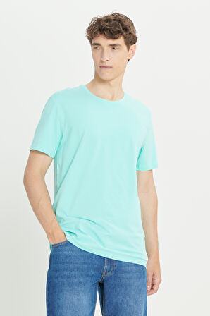 360 Derece Her Yöne Esneyen Slim Fit Bisiklet Yaka Tişört