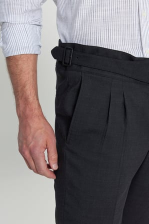 Slim Fit Dar Kesim Beli Lastikli Yan Cep Rahat Pantolon