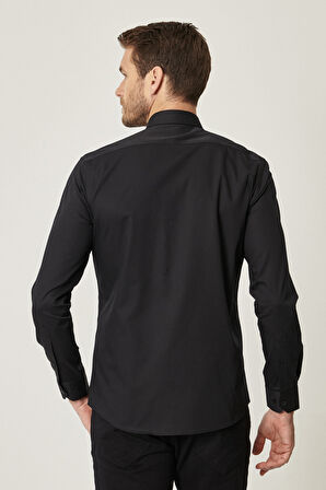Ütü Gerektirmeyen Non-Iron Taılored Slim Fit Dar Kesim %100 Pamuk Gömlek