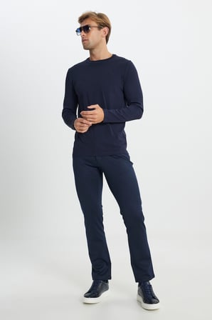 Slim Fit Dar Kesim 5 Cep Esnek Casual Pantolon
