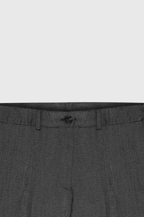 Comfort Fit Rahat Kesim Beli Gizli Lastikli Desenli Esnek Yan Cep Klasik Pantolon