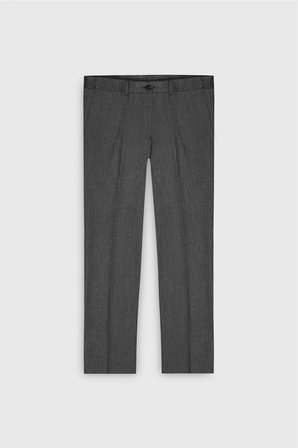 Comfort Fit Rahat Kesim Beli Gizli Lastikli Desenli Esnek Yan Cep Klasik Pantolon