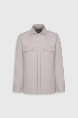 Oxford Slim Fit Dar Kesim Klasik Yaka Çift Kapak Cepli Gömlek