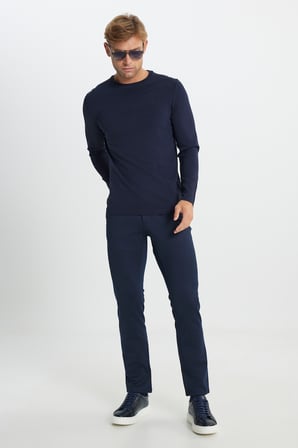 Slim Fit Dar Kesim 5 Cep Esnek Casual Pantolon