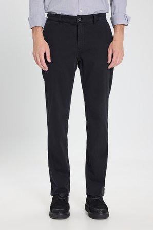 Slim Fit Dar Kesim Pamuklu Esnek Armürlü Yan Cep Pantolon