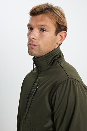 Sıcak Tutan Comfort Fit Rahat Kesim Dik Yaka Mont