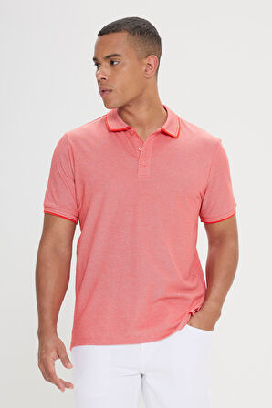 Slim Fit Dar Kesim 3 'lü Kıvrılmaz Polo Yaka Tişört