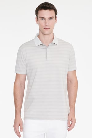 Pamuklu Slim Fit Dar Kesim Polo Yaka Çizgili Tişört