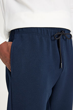 Standart Fit Normal Kesim Cepli Esnek Örme Pantolon