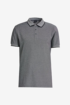 Slim Fit Dar Kesim 3 'lü Kıvrılmaz Polo Yaka Tişört