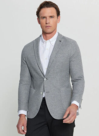 Altınyıldız Classics Slim Fit Gri Erkek Ceket ACE004252184_GRI